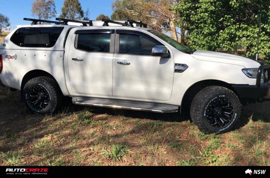 FORD RANGER ASSAULT GLOSS BLACK MILLED ACCENTS